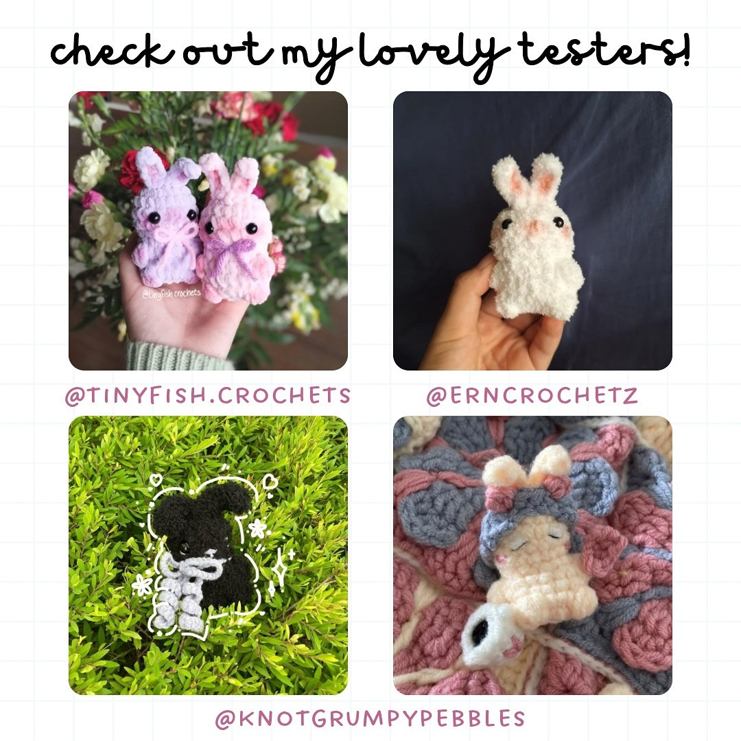 Free Crochet Pattern for No-Sew Little Bunbun Plushie