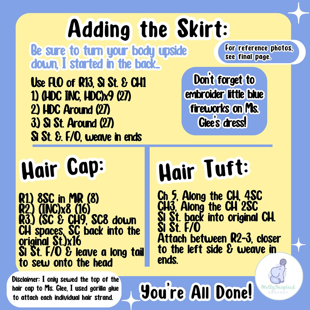 Free Crochet Pattern: Meet Ms. Glee, the Low-Sew Delight