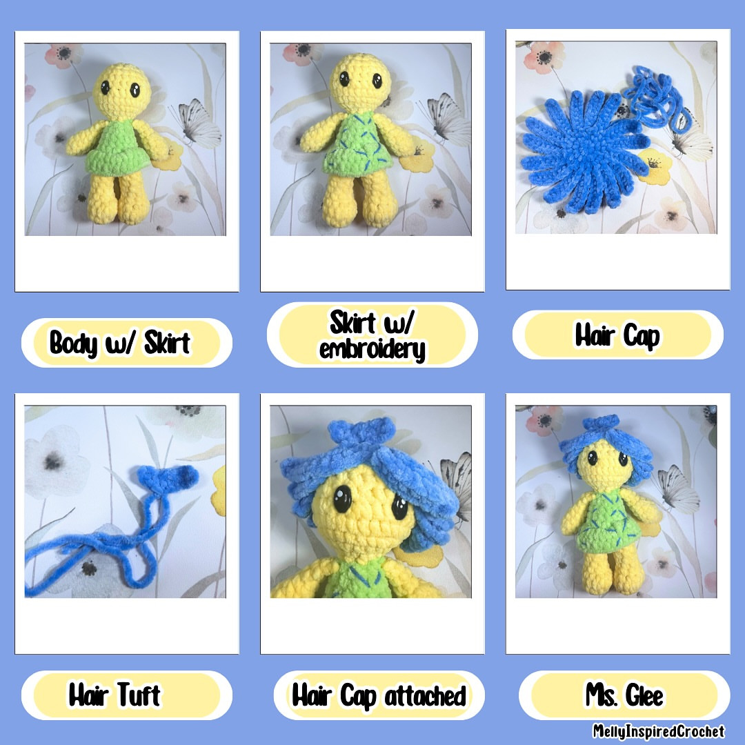 Free Crochet Pattern: Meet Ms. Glee, the Low-Sew Delight