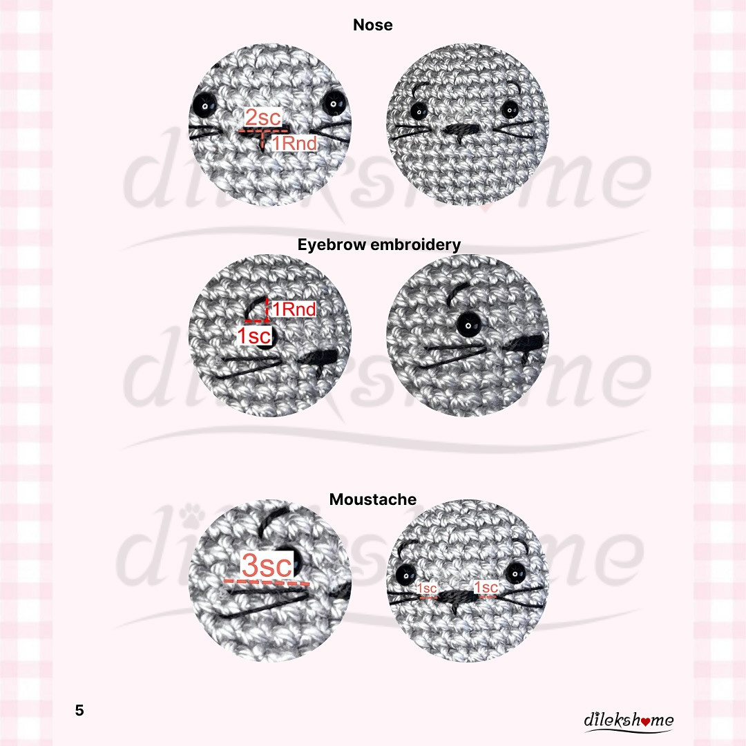 Free Crochet Pattern: Mini Cat Keychain for Beginners