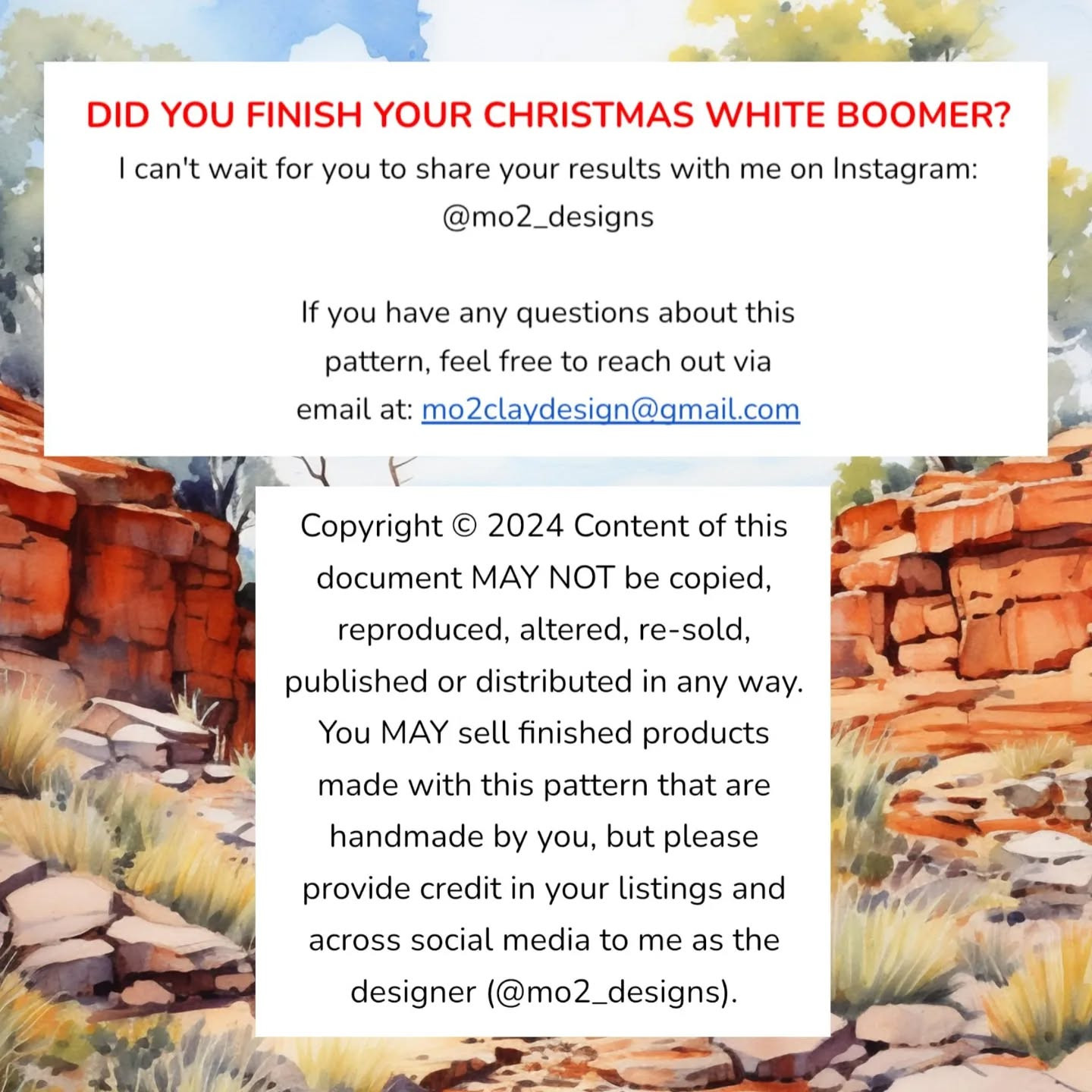 Free Crochet Pattern: Mitzi the Kangaroo for Christmas