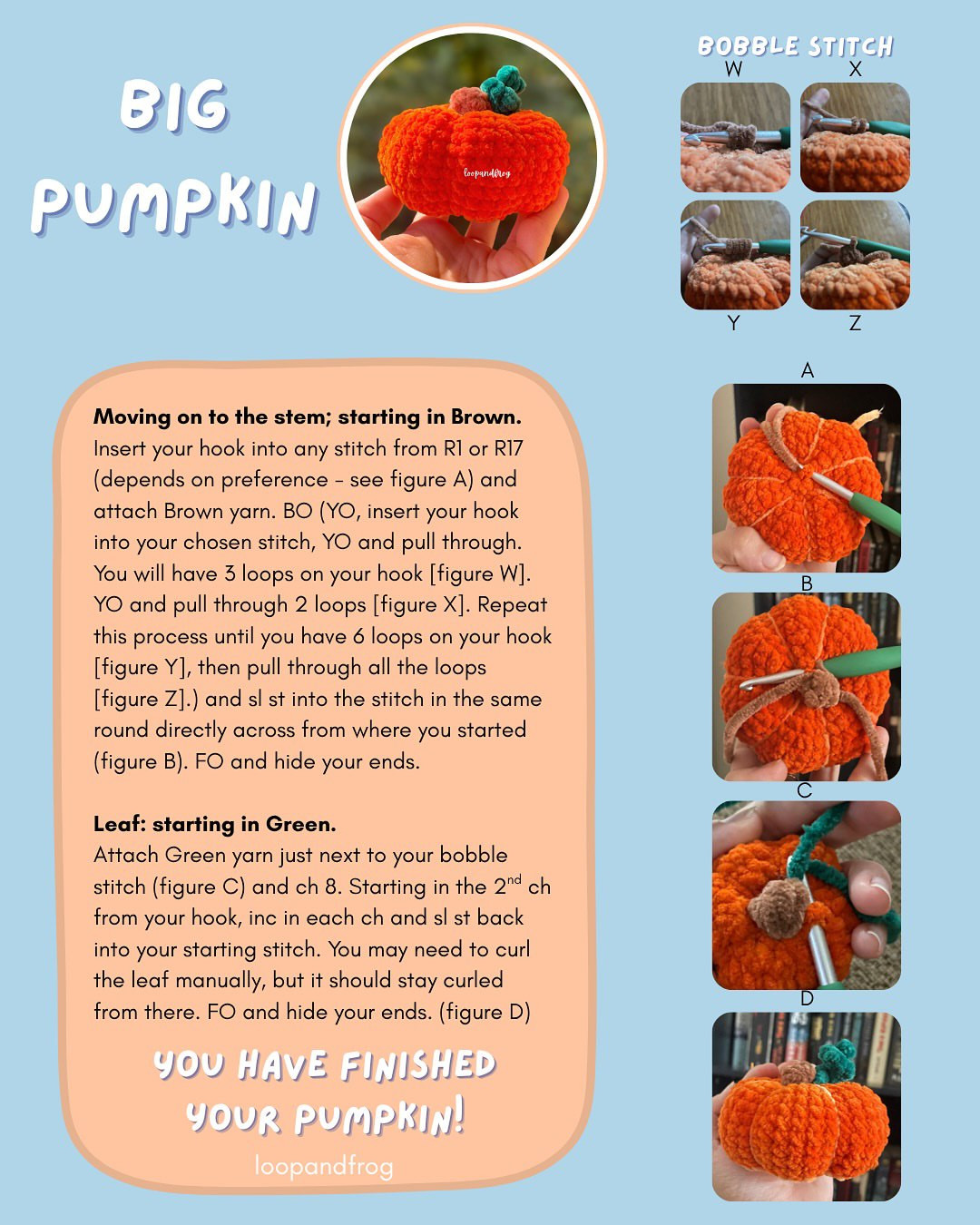 Free Crochet Pattern: No-Sew Pumpkin Bundle for Autumn Decorating