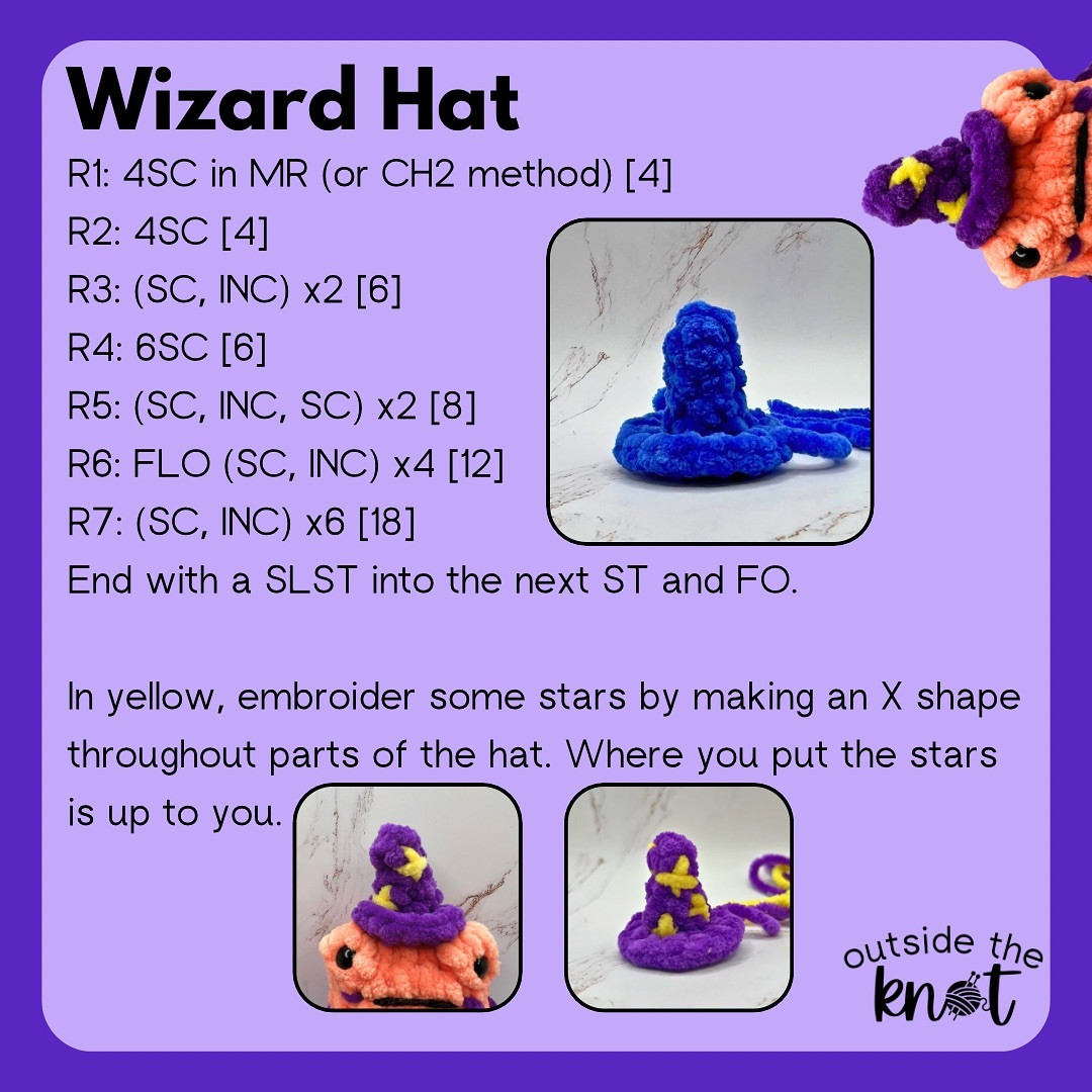 Free Crochet Wizard Hat and Cape Pattern for 2024