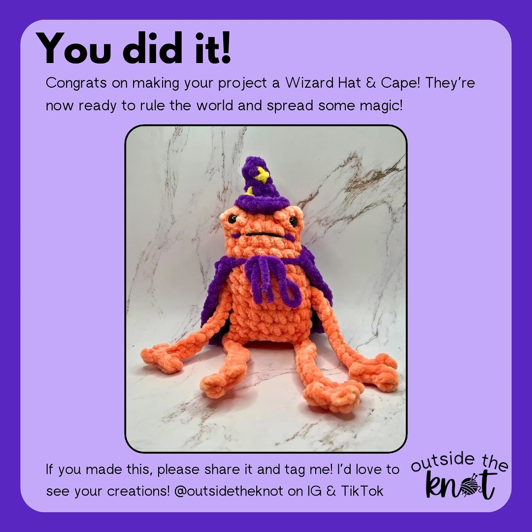 Free Crochet Wizard Hat and Cape Pattern for 2024
