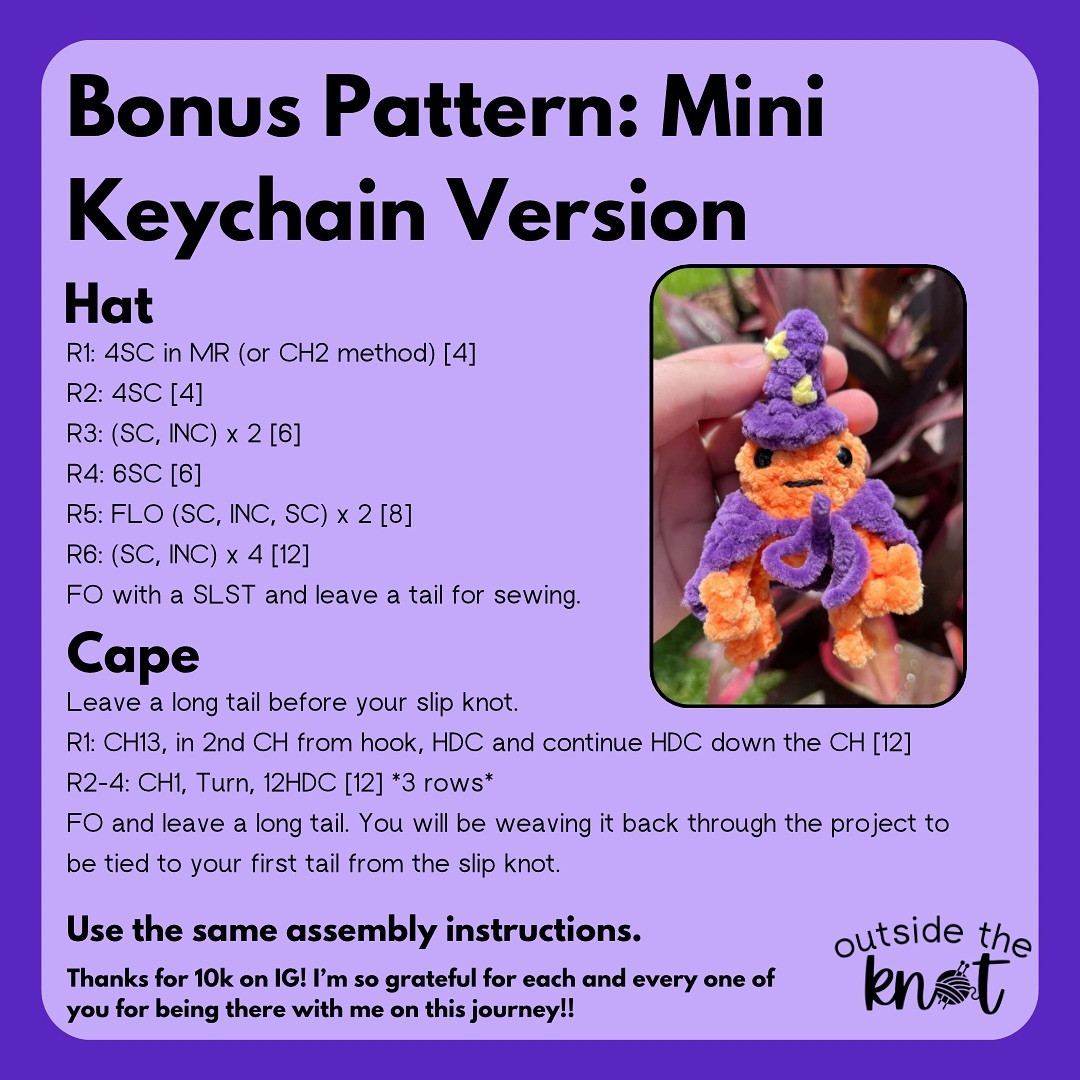 Free Crochet Wizard Hat and Cape Pattern for 2024