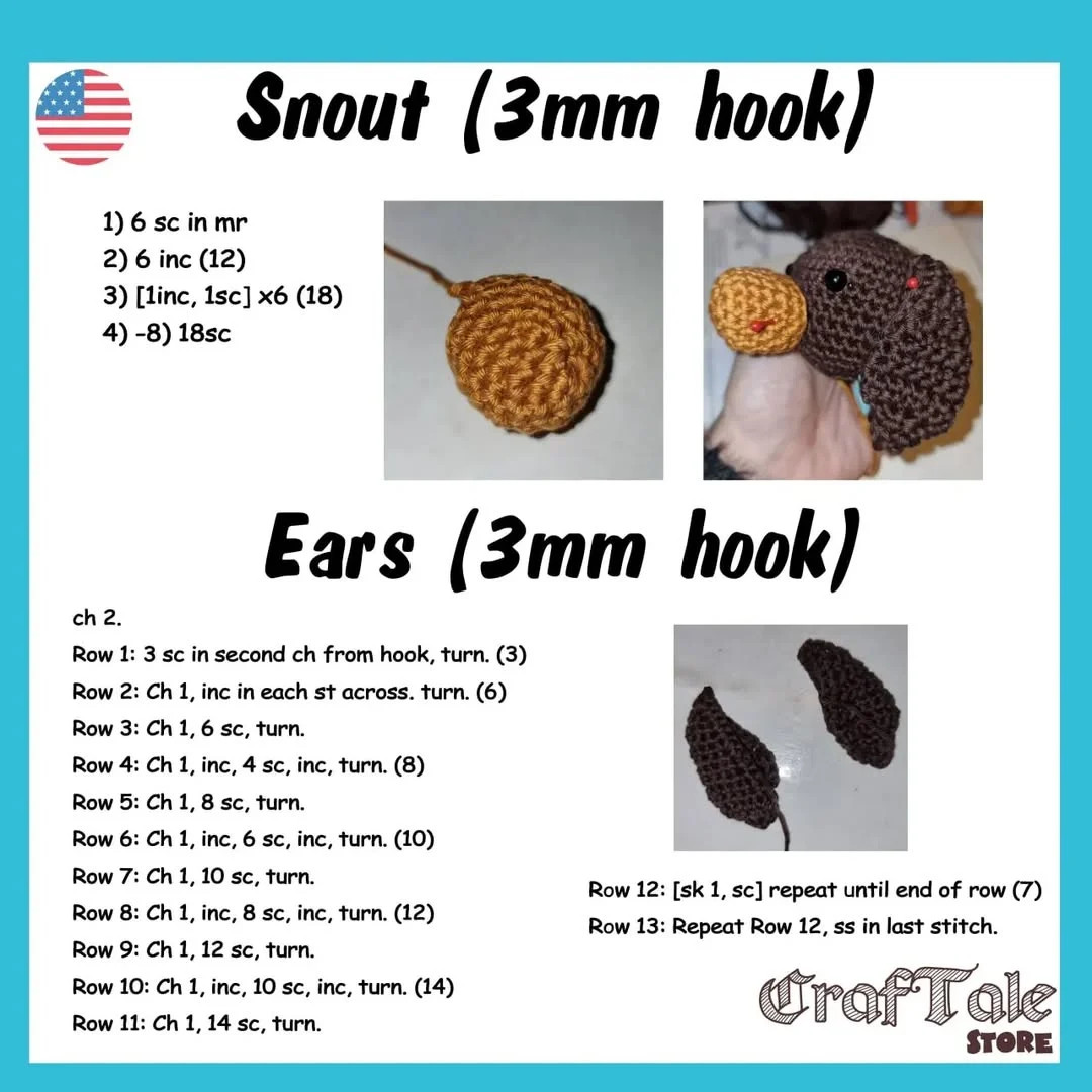 Free Dachshund Crochet Pattern for Amigurumi Enthusiasts