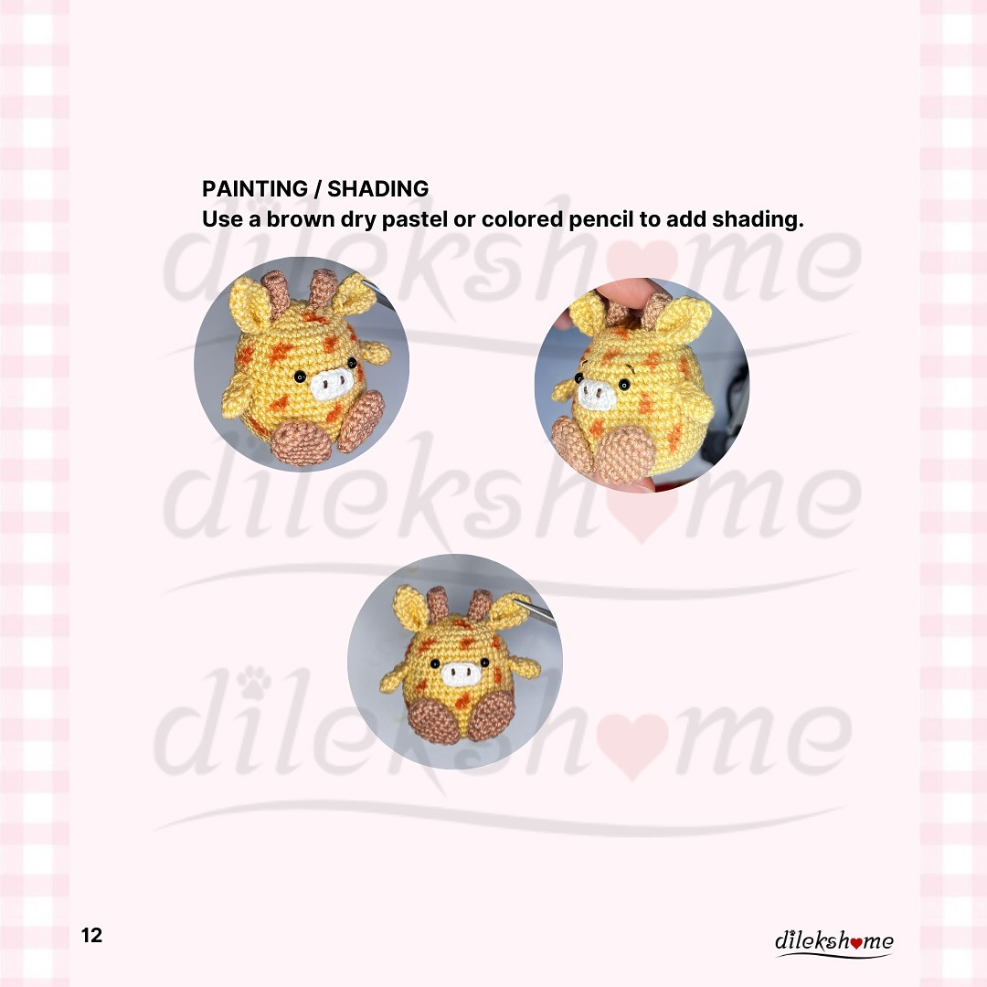 Free Mini Giraffe Crochet Pattern for Handmade Keychain