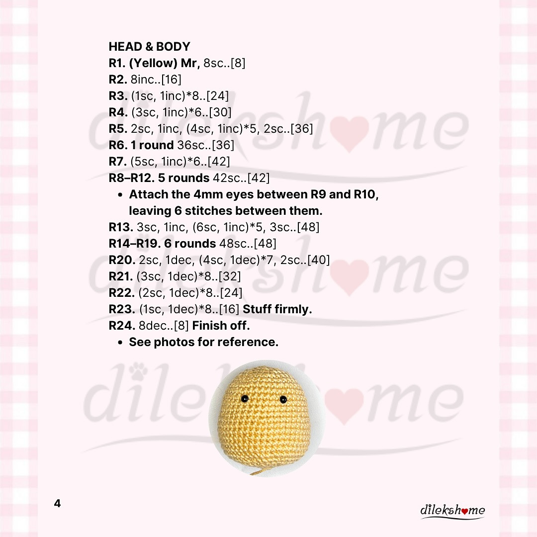 Free Mini Giraffe Crochet Pattern for Handmade Keychain