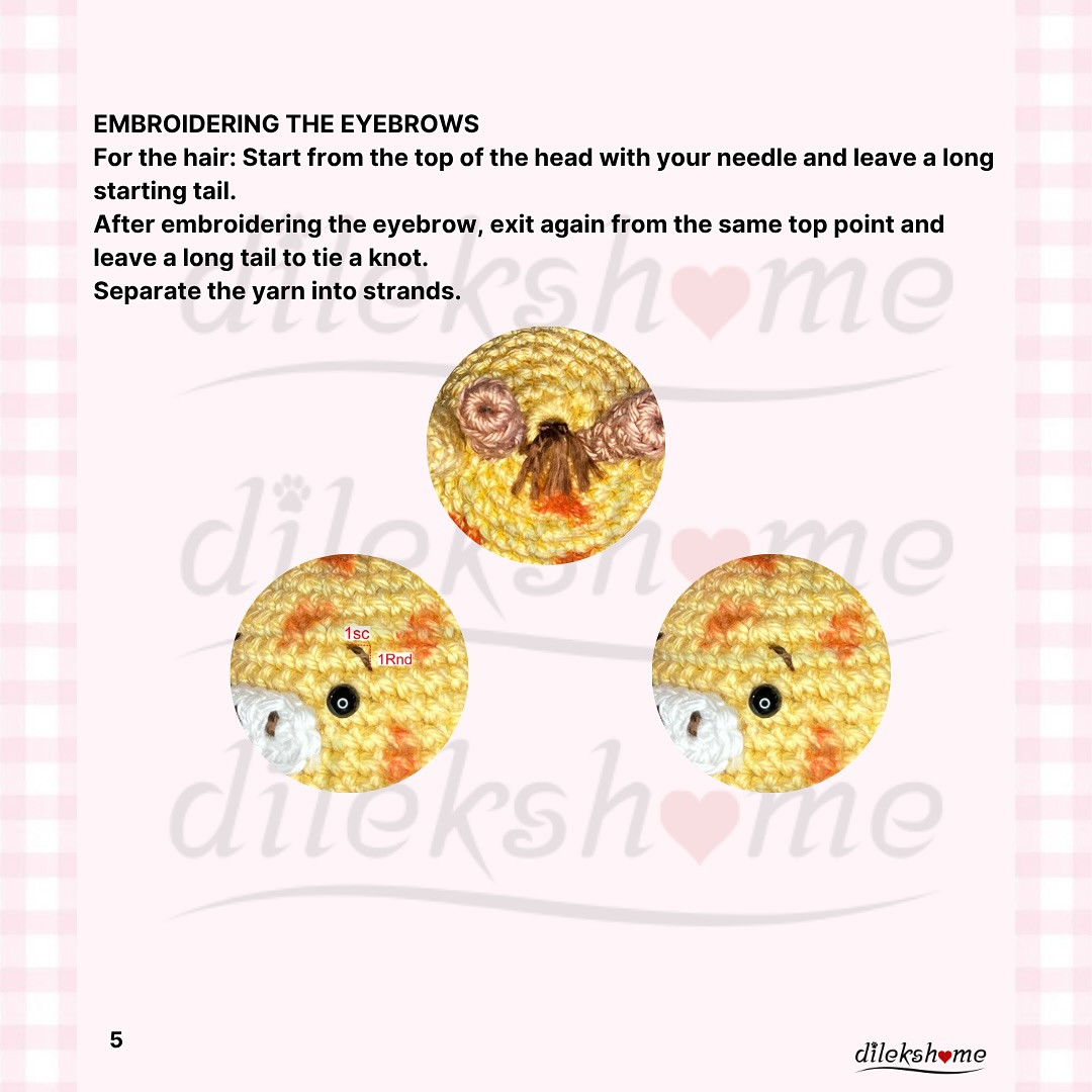 Free Mini Giraffe Crochet Pattern for Handmade Keychain