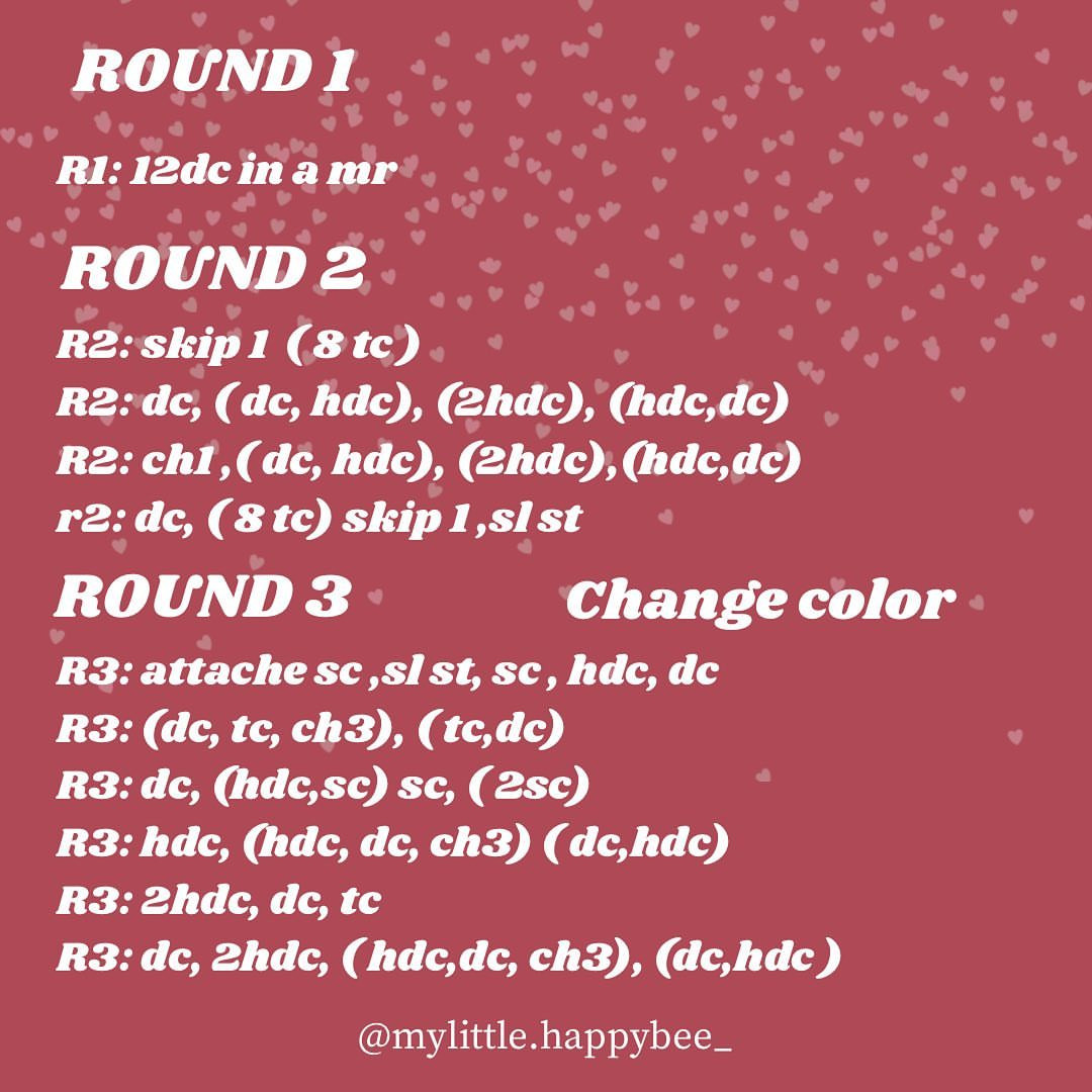 Free Pattern: Crochet Granny Heart Square for Beginners