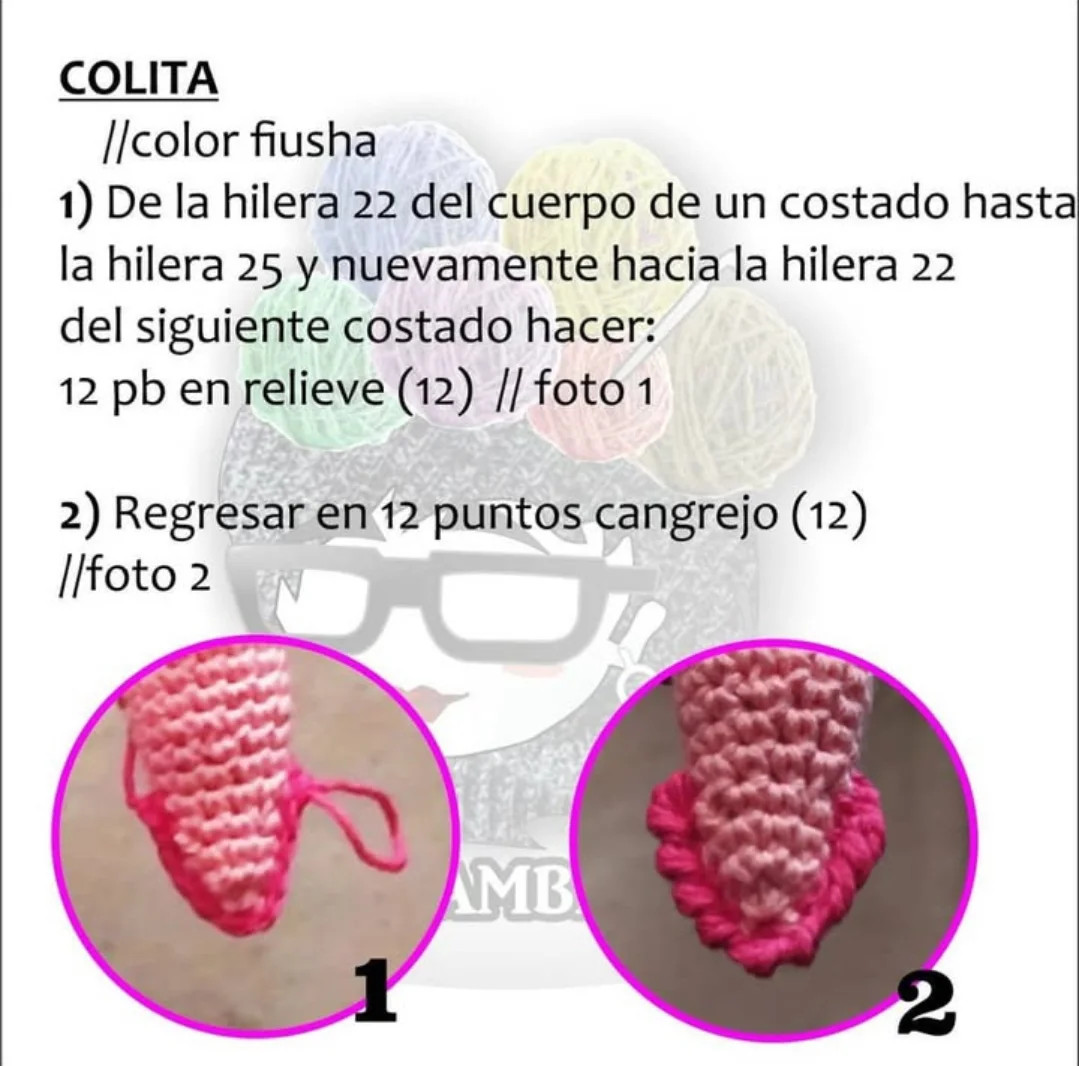 Free Pattern for Colorful Crochet Axolotls by Estambrito