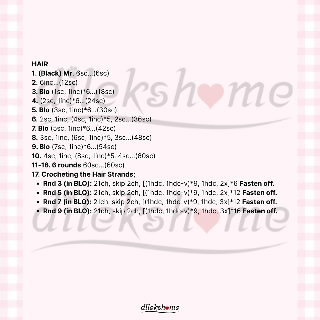 Free Pattern for Crochet Surprise Doll Part 2