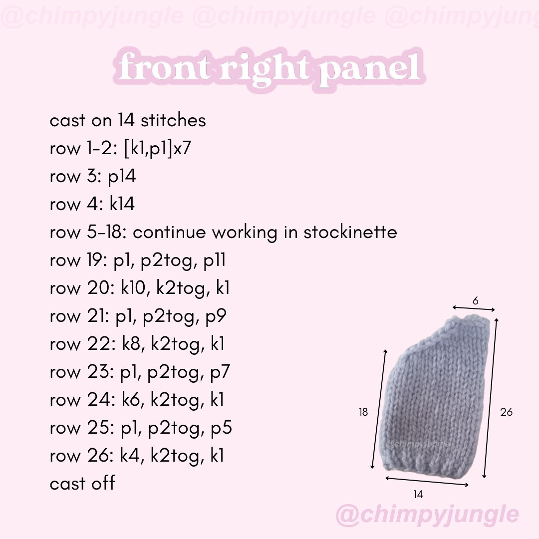 Free Pattern: Knit a Tie Front Cardigan for Your Jellycat