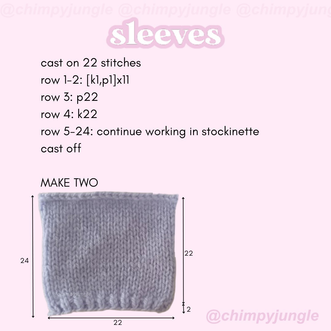 Free Pattern: Knit a Tie Front Cardigan for Your Jellycat