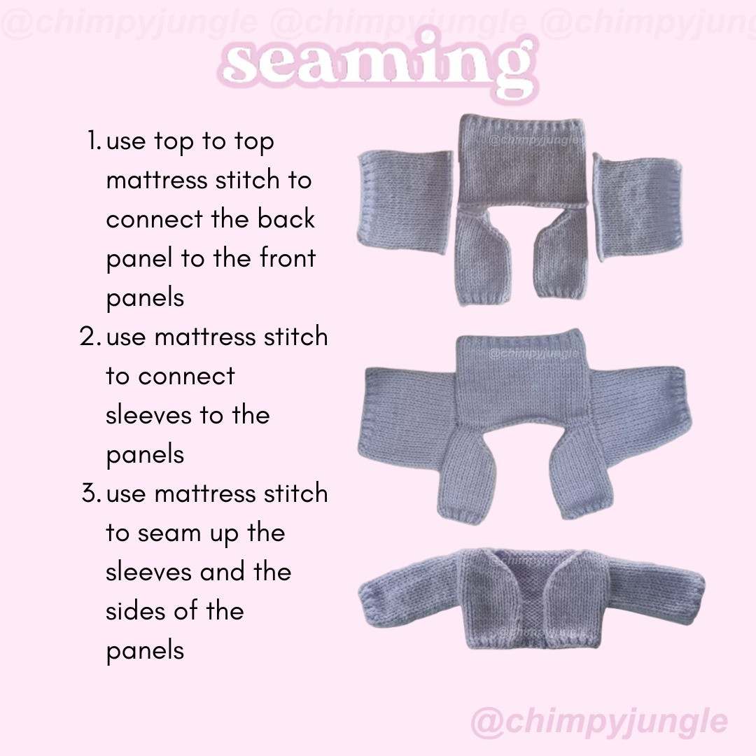 Free Pattern: Knit a Tie Front Cardigan for Your Jellycat