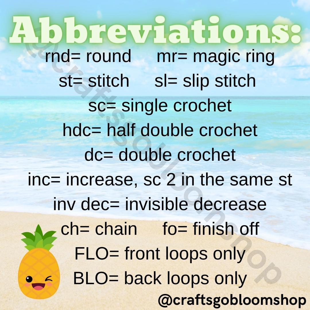 Free Pineapple Crochet Pattern - Easy No-Sew Design