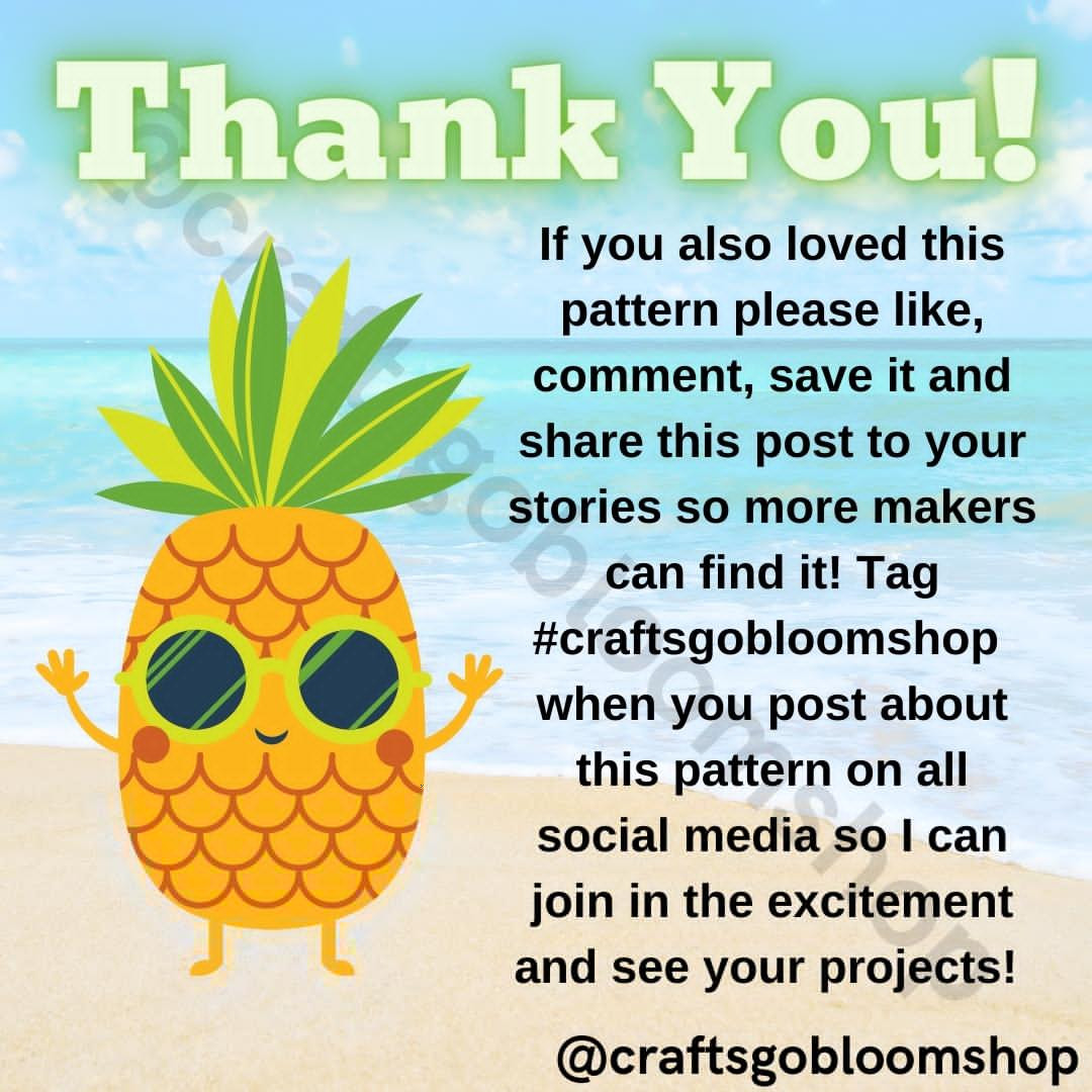 Free Pineapple Crochet Pattern - Easy No-Sew Design