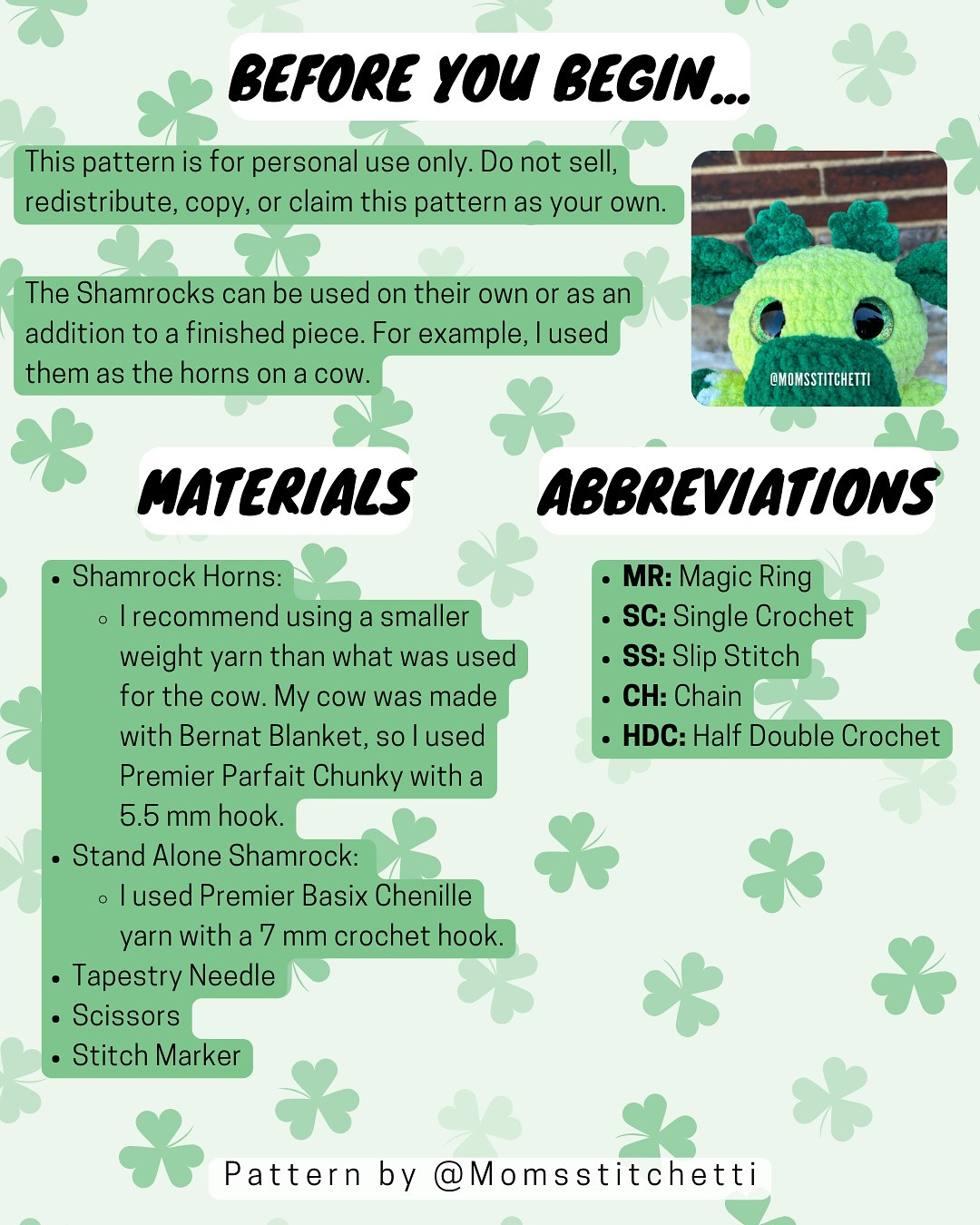 Free Shamrock Crochet Pattern for Beginners and Experts Alike