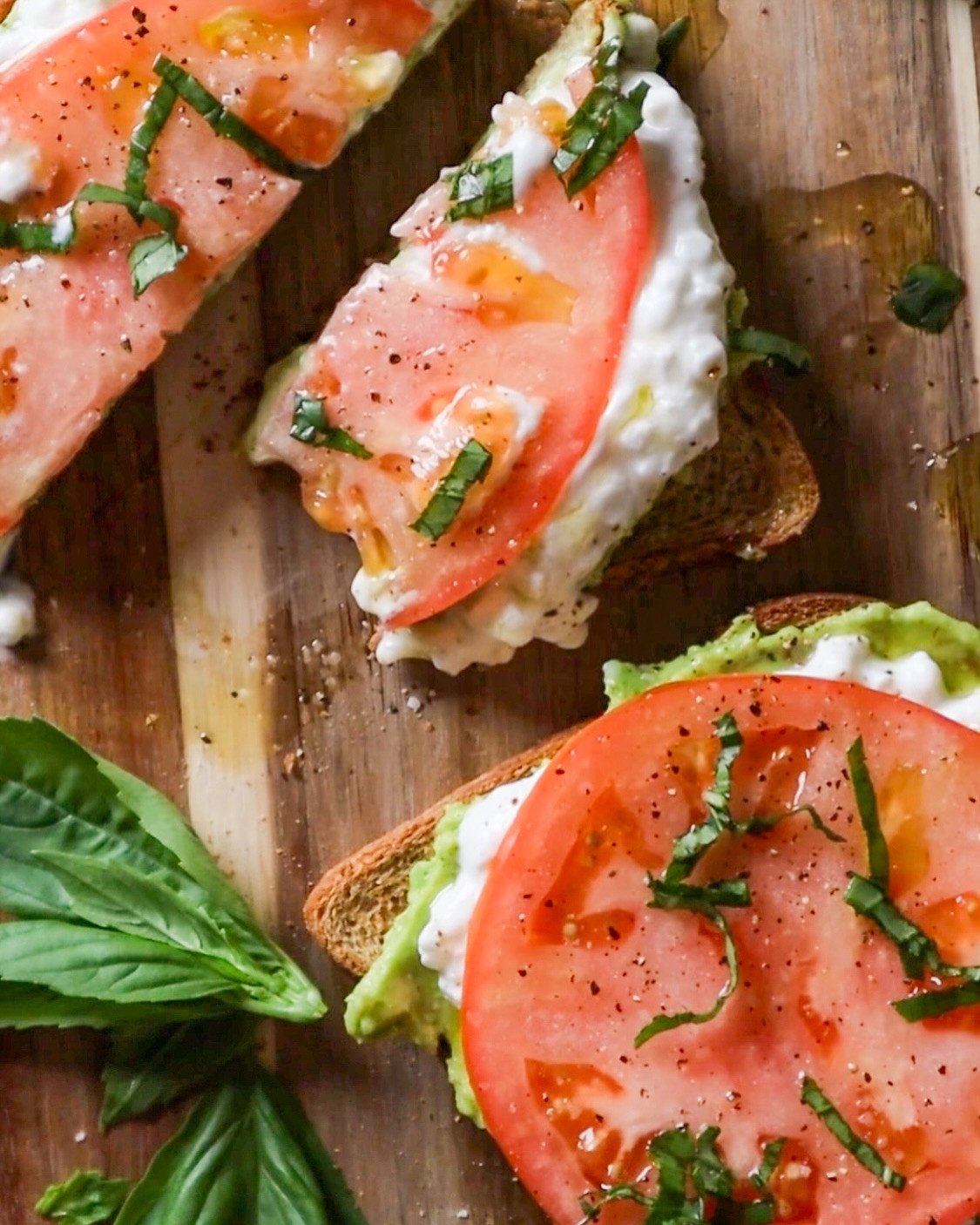 Fresh Avocado & Tomato Delight on Toast