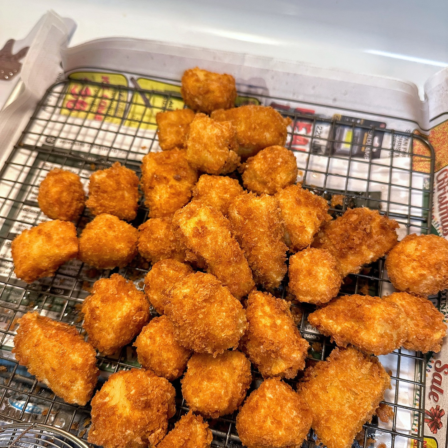 Golden Crunchy Fish Bites with Tartar Delight
