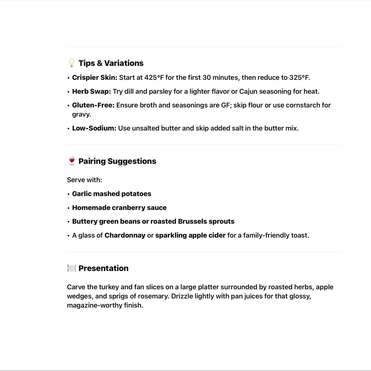 Golden Roast Turkey: A Tradition of Flavor and Love