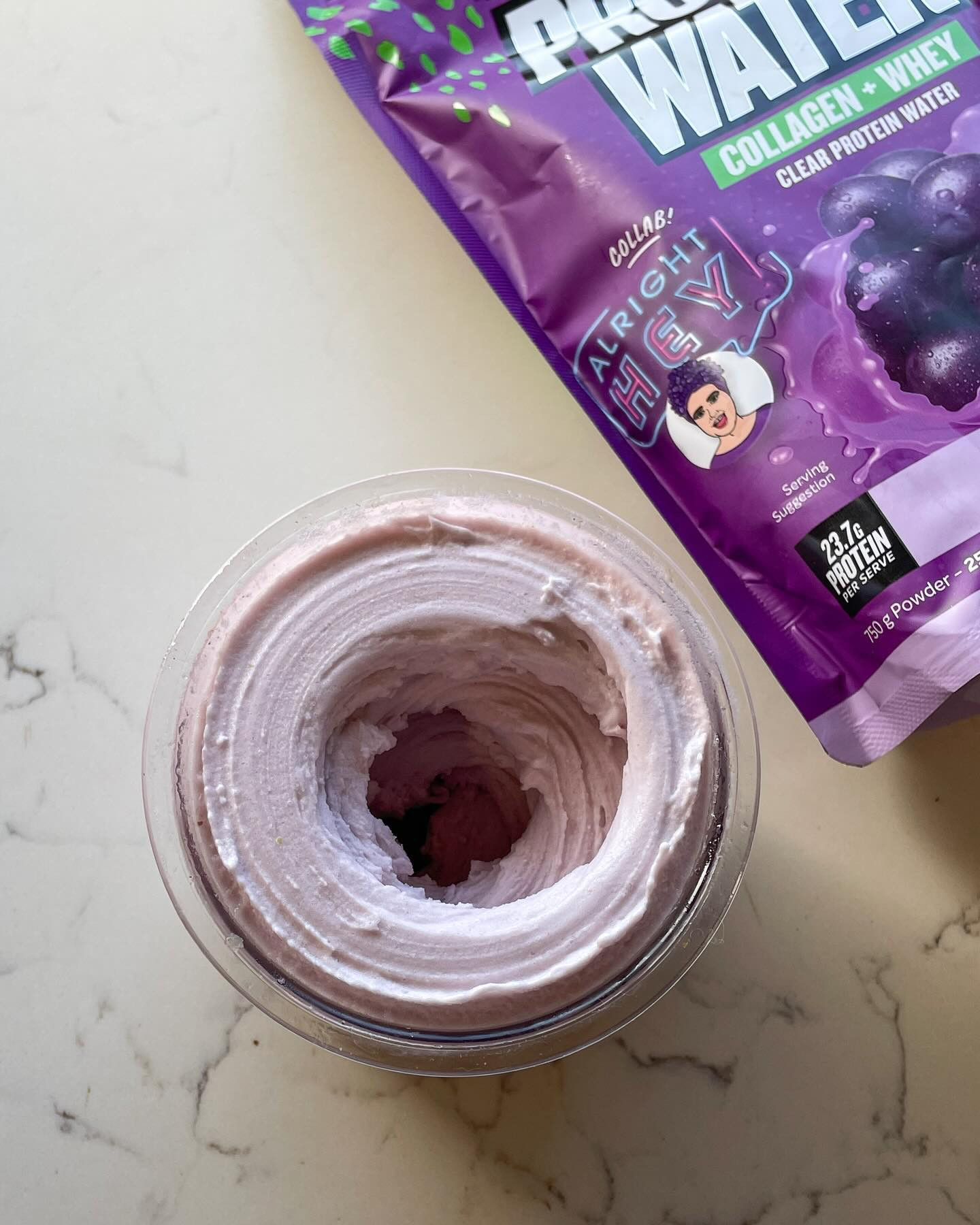 Grape Protein Sorbet: Sweet Summer High-Protein Delight