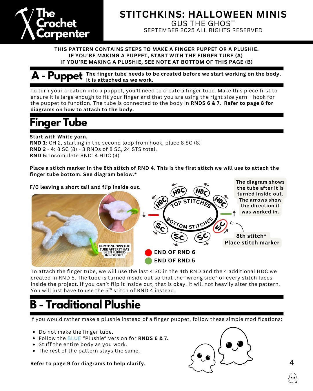 Gus the Ghost: Quick and Easy Halloween Crochet Fun