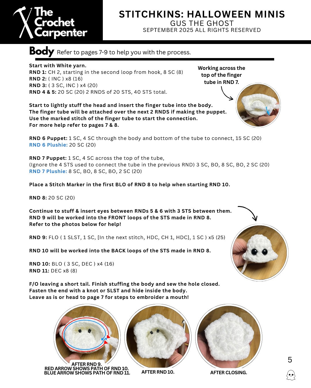 Gus the Ghost: Quick and Easy Halloween Crochet Fun