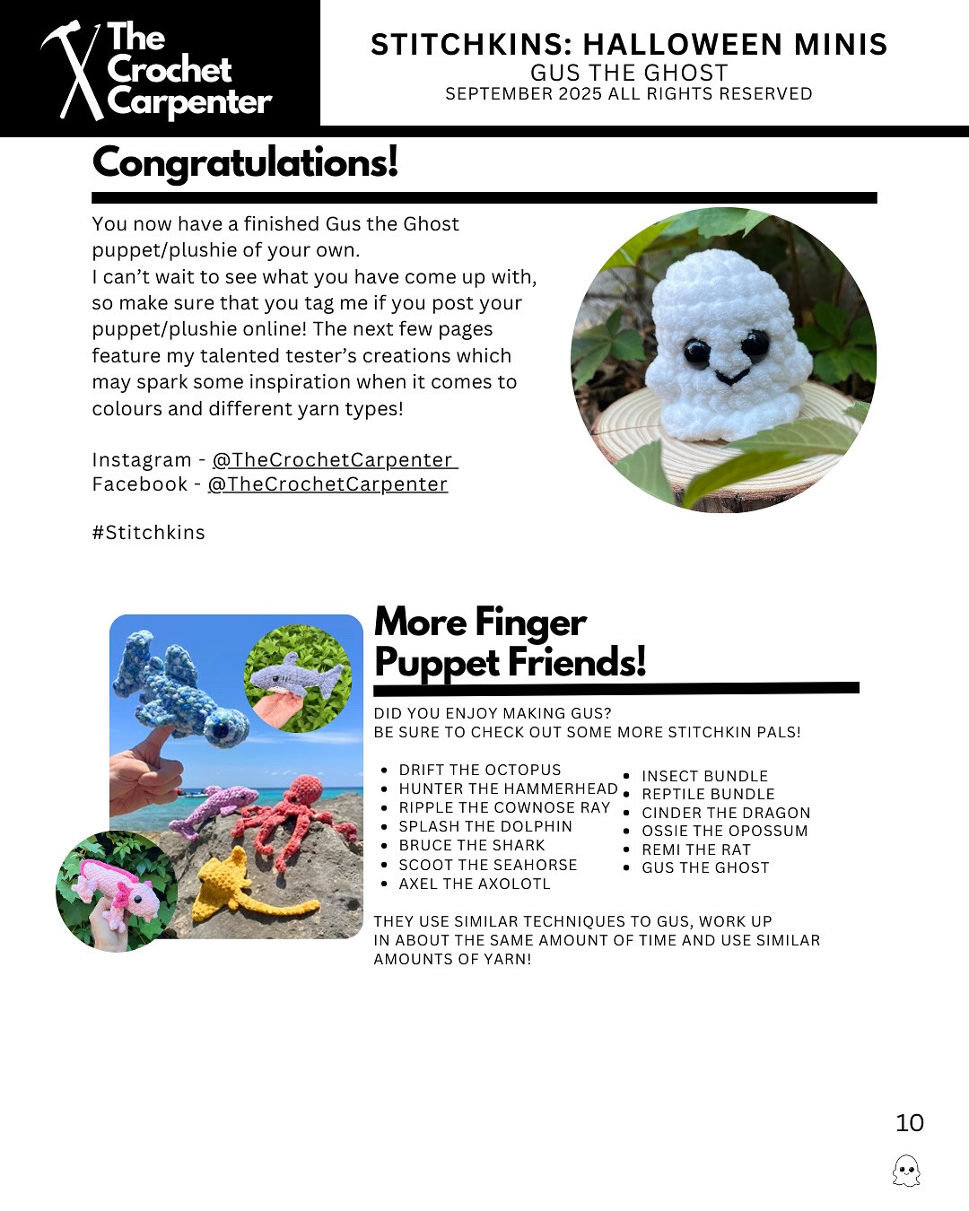 Gus the Ghost: Quick and Easy Halloween Crochet Fun