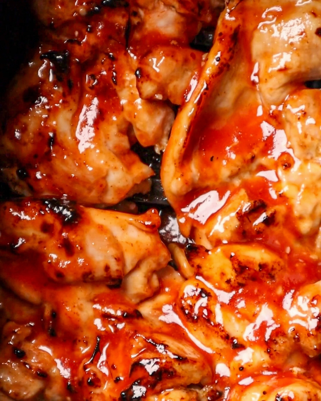 Honey-Garlic BBQ Bliss Air-Fried Chicken Thighs