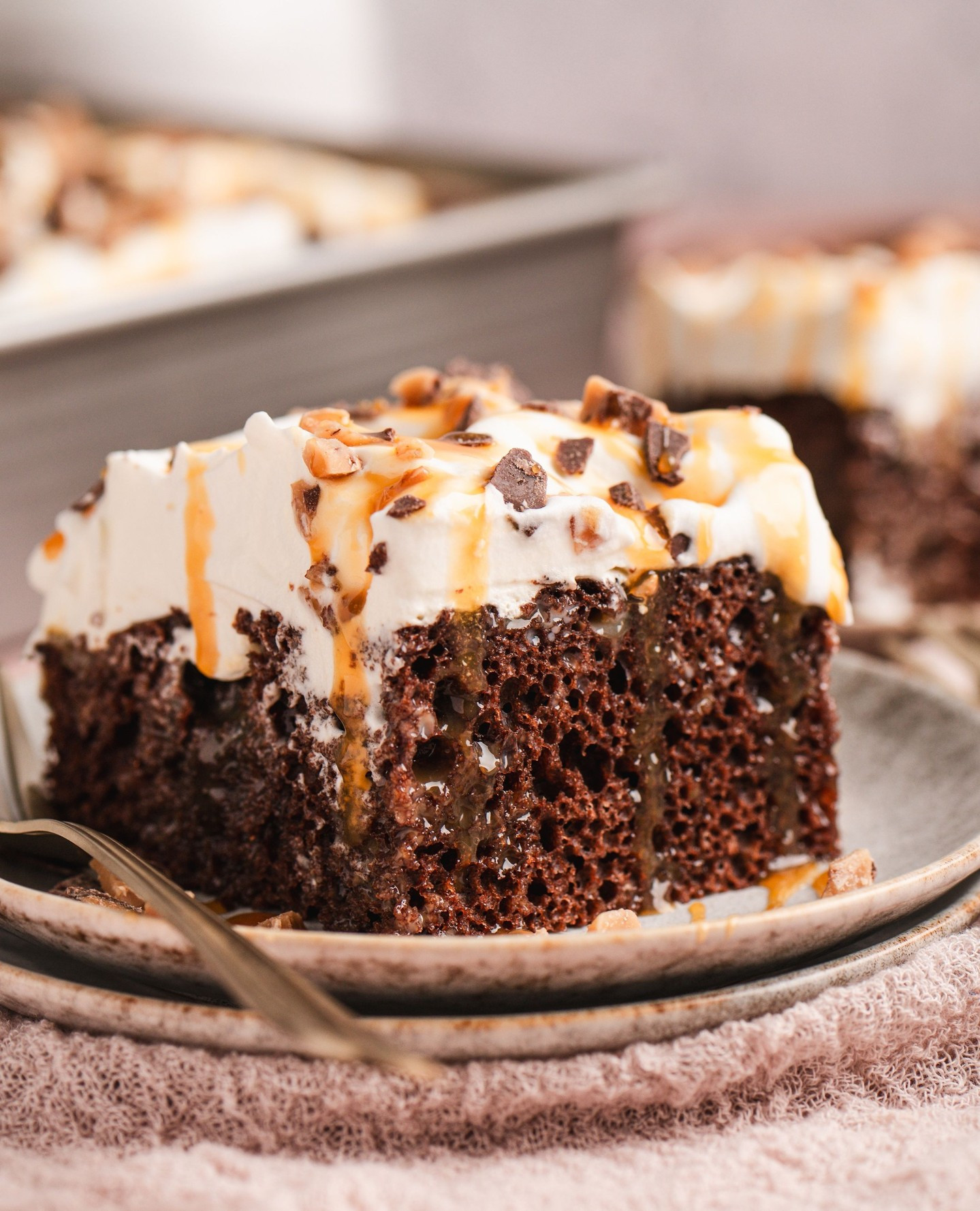 Indulgent Caramel Chocolate Dream Cake