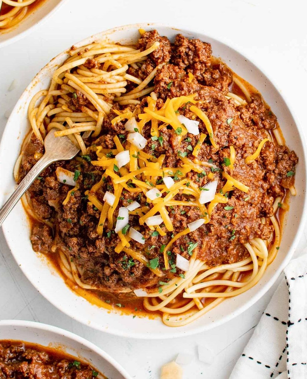 Instant Pot Cincinnati Chili Overloaded Spaghetti Delight