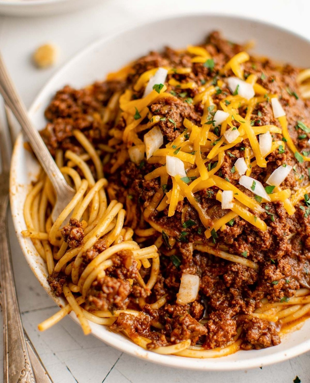Instant Pot Cincinnati Chili Overloaded Spaghetti Delight