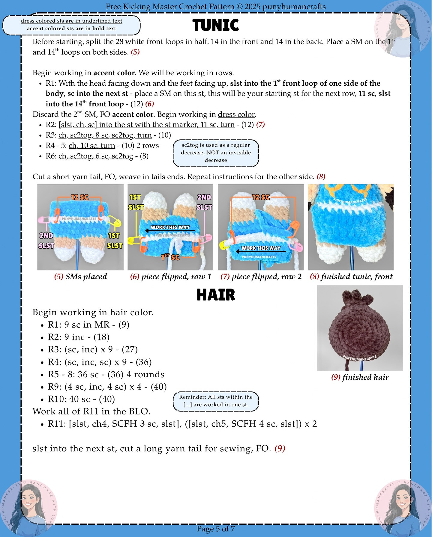 Kicking Master Crochet Pattern for Crafty Enthusiasts