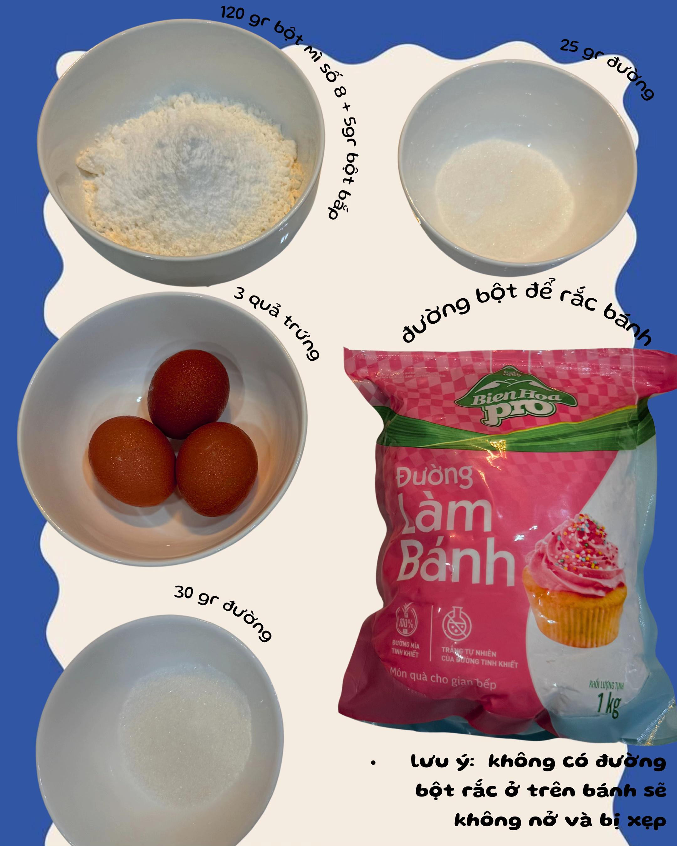 Làm lady finger không thể nào đơn giản hơn 😚