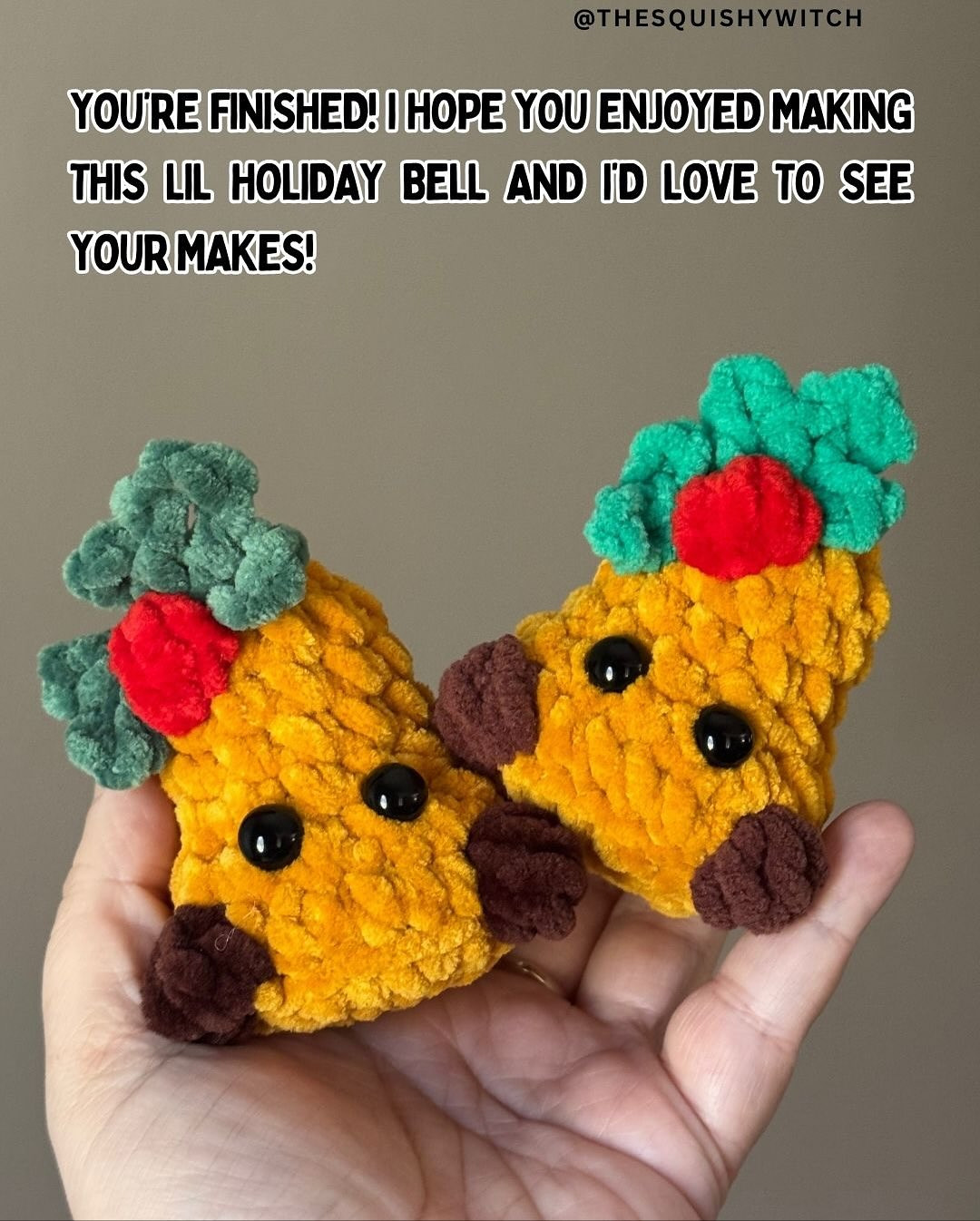 Lil' Bell No-Sew Crochet Pattern for Christmas