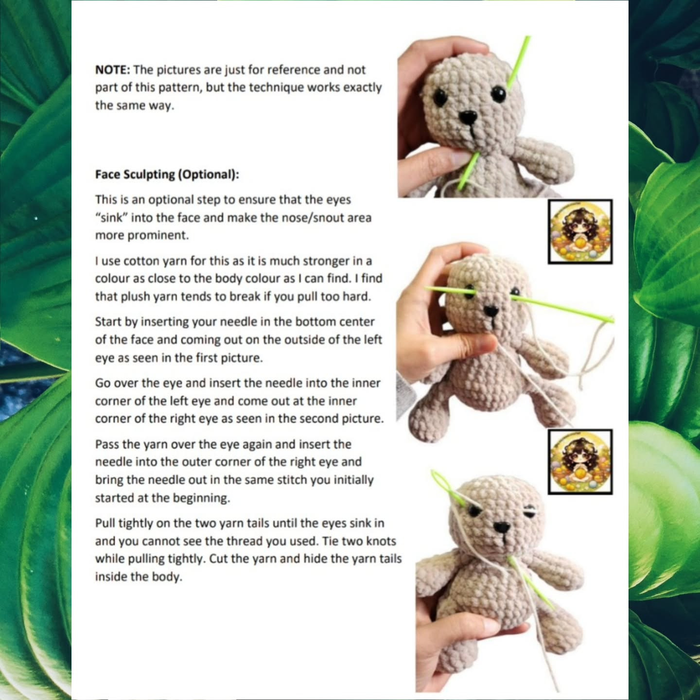 Low Sew Bloo the Blueberry Bear Crochet Pattern