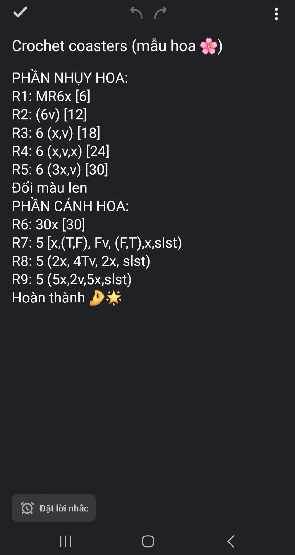 🤌 mẫu lót ly hoa siu yêu nha các mom 🫣