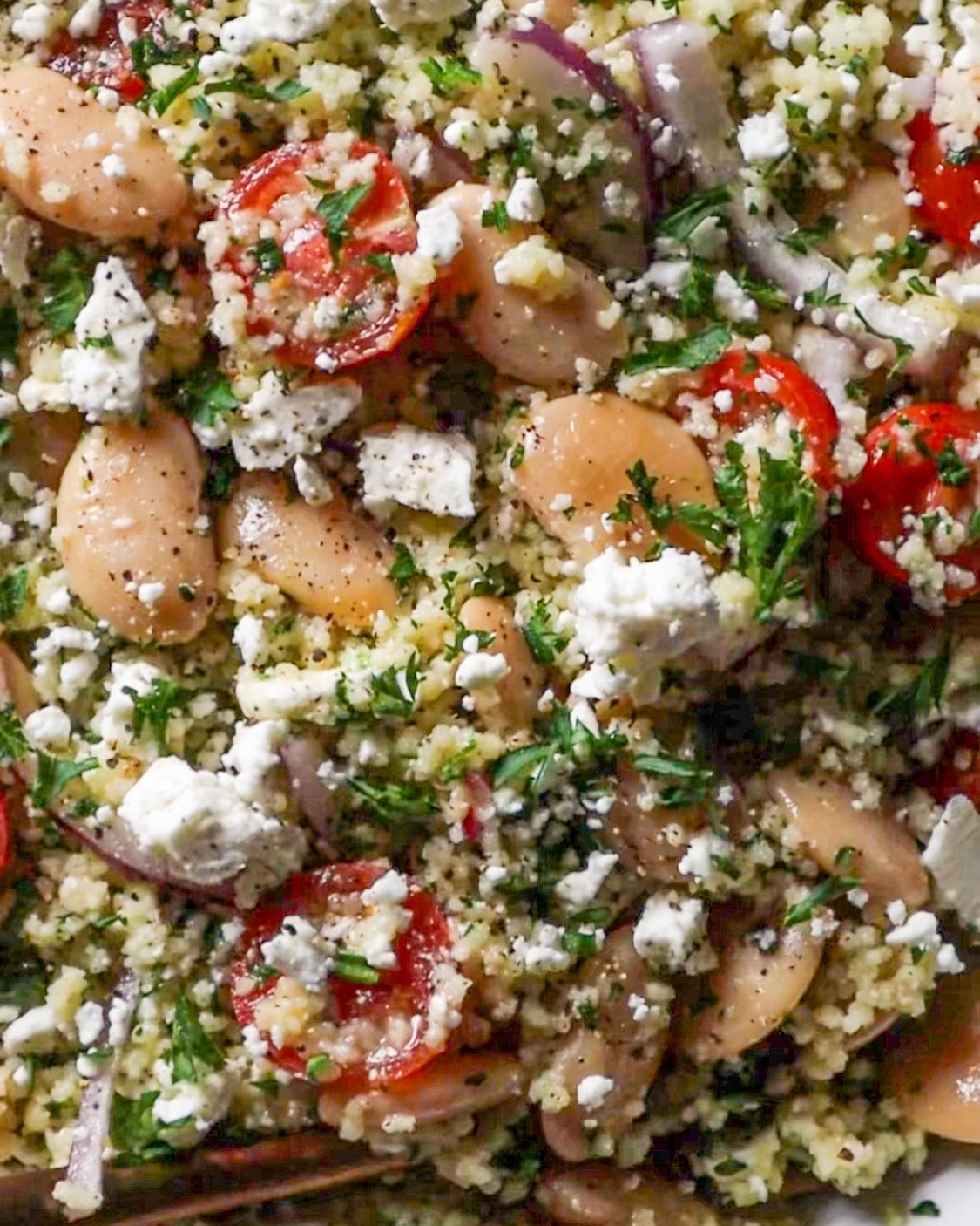 Mediterranean White Bean Couscous Delight