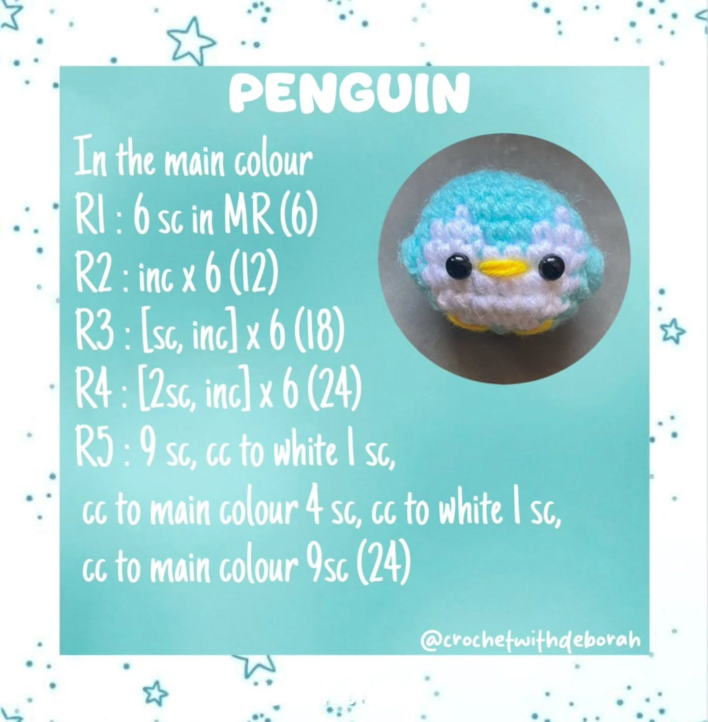 Mini Crochet Penguin Delight: A No-Sew Amigurumi Charm!