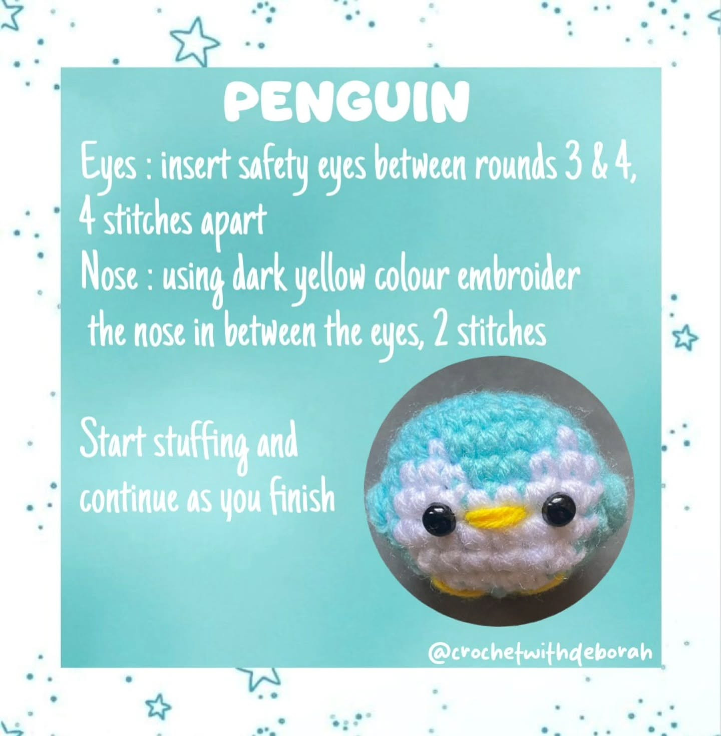 Mini Crochet Penguin Delight: A No-Sew Amigurumi Charm!