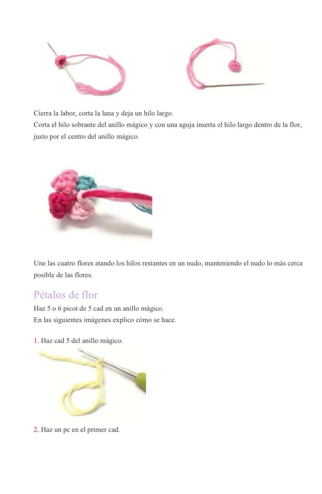 Muñeca Amigurumi con Vestido Amarillo y Flores en el Pelo