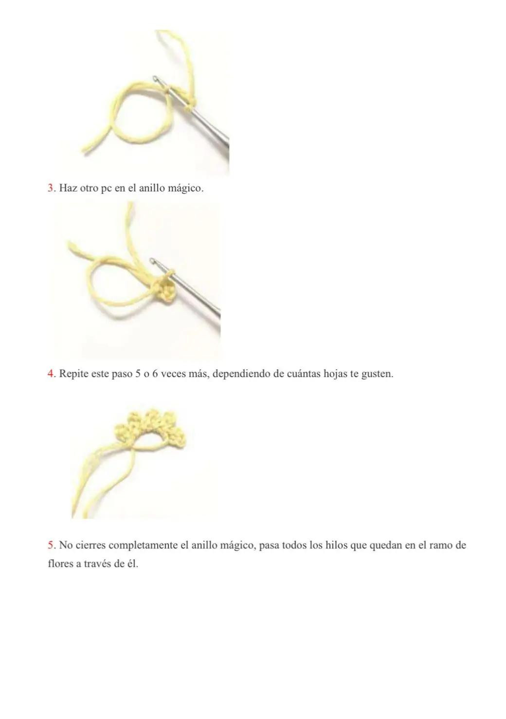 Muñeca Amigurumi con Vestido Amarillo y Flores en el Pelo