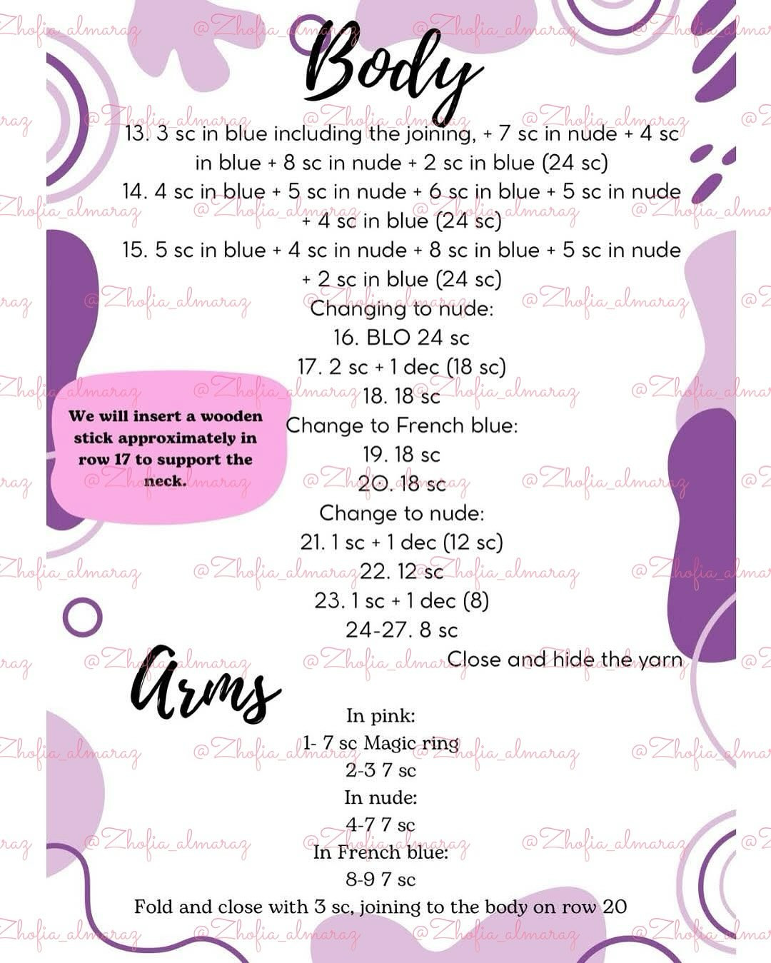 Muñeca Amigurumi de Sirena con Bikini a Crochet