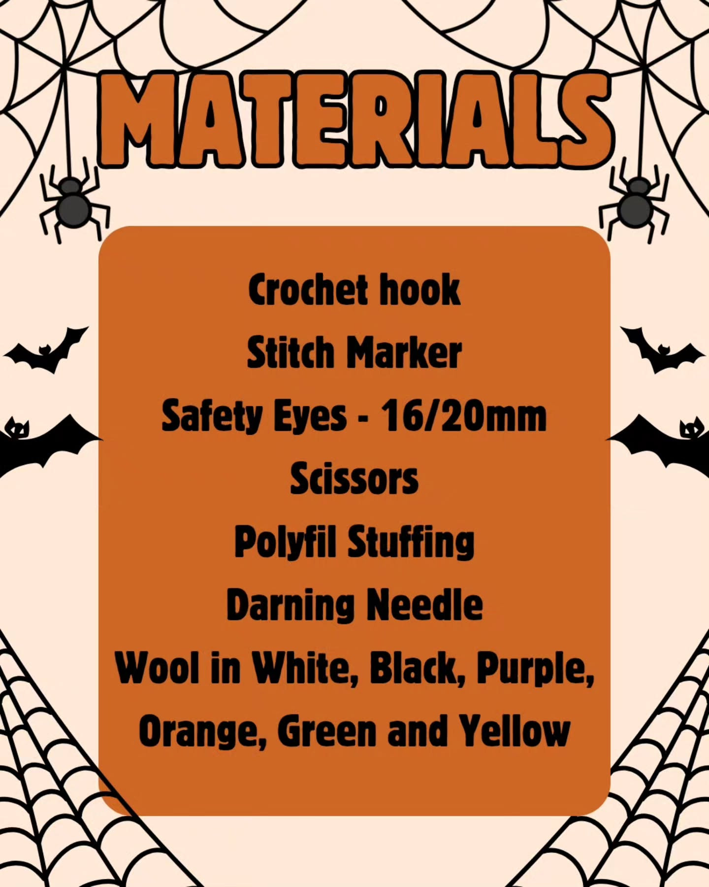 Mystie the Ghost: No Sew Crochet Pattern for Halloween