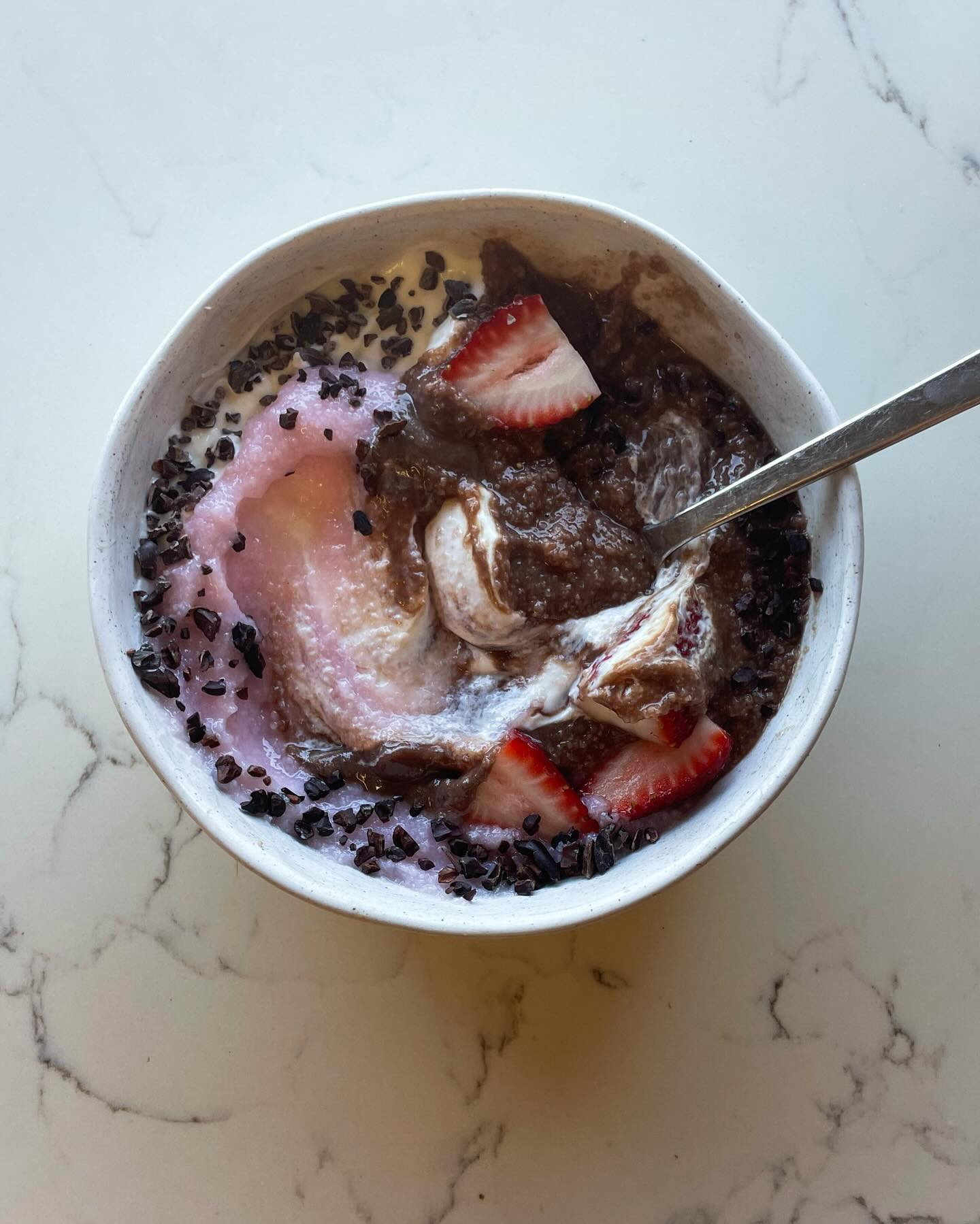 Neapolitan Protein Dream: Chocolate, Strawberry, and Vanilla Delight