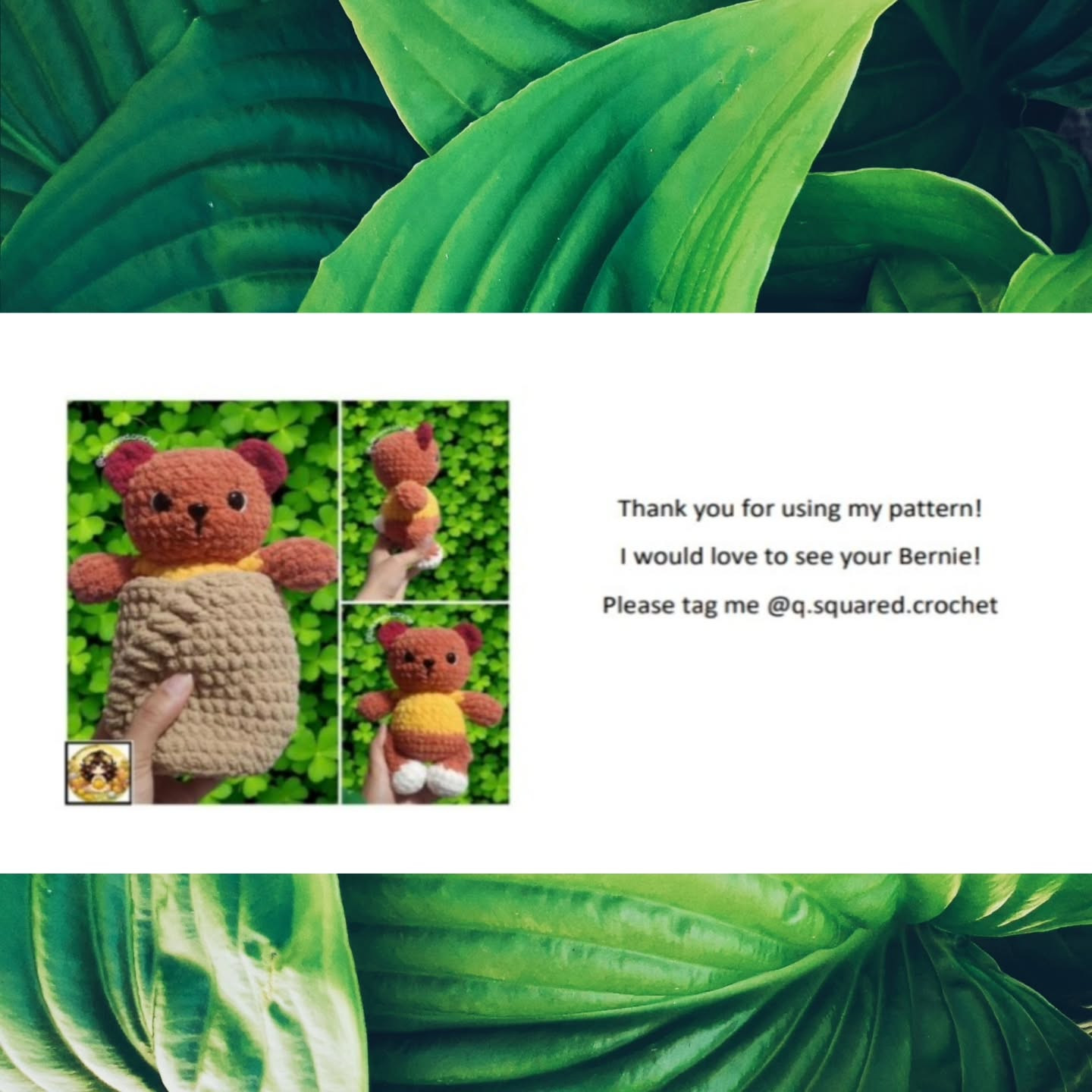 No Sew Bearito Crochet Pattern: Cute and Easy Teddy Bear Design