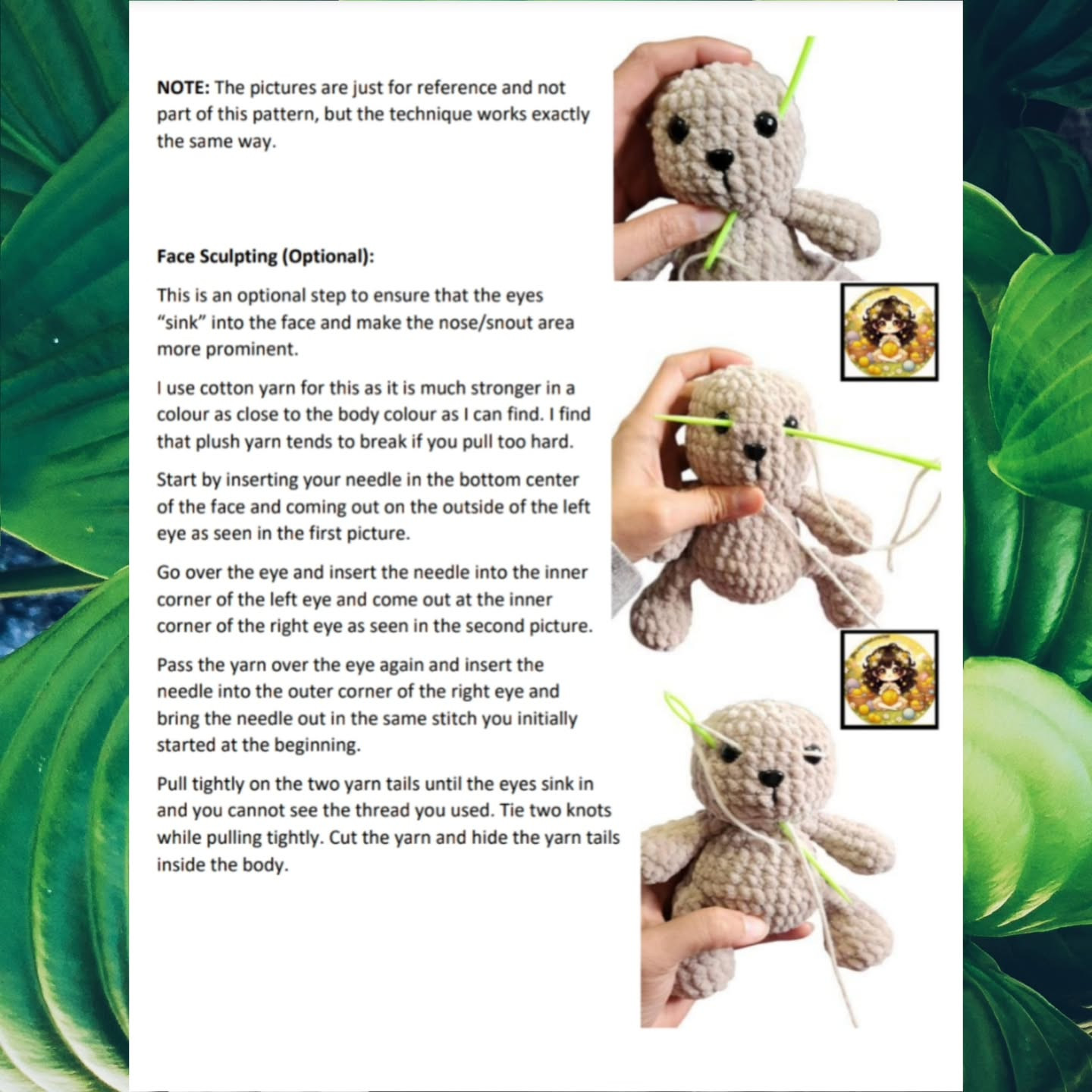 No Sew Bearito Crochet Pattern: Cute and Easy Teddy Bear Design