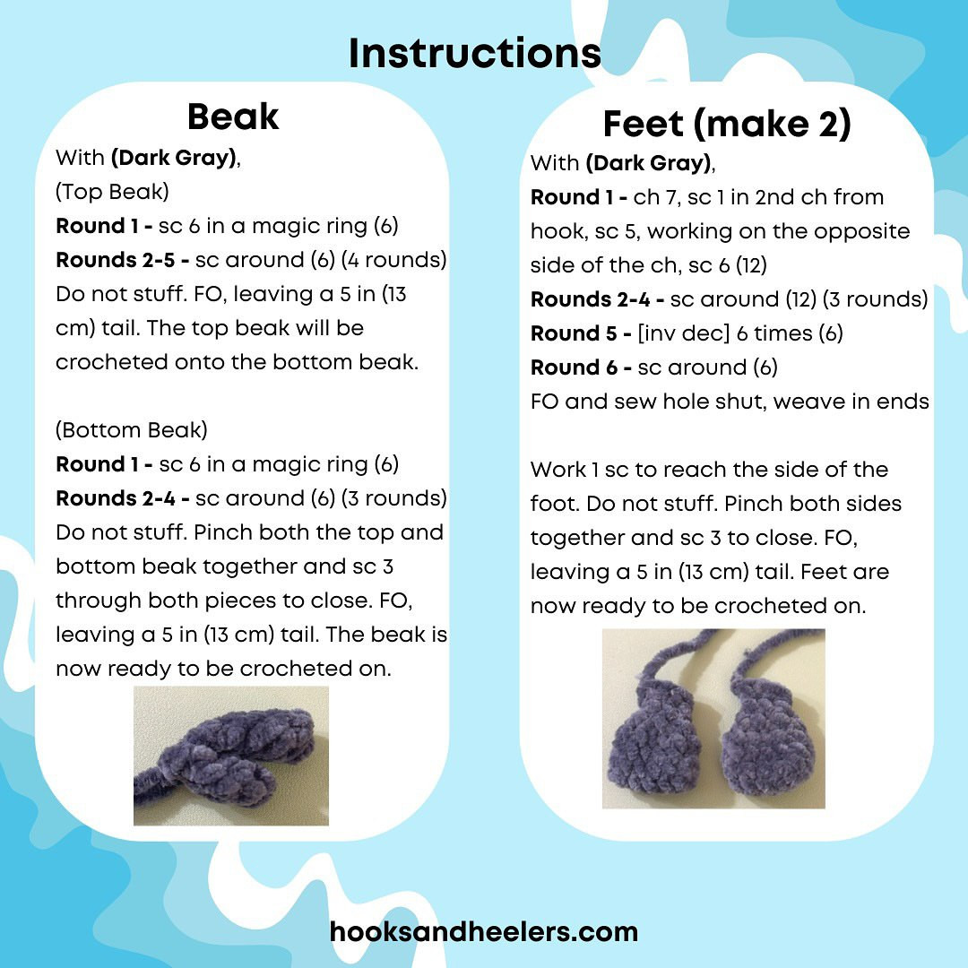 No-Sew Penguin Crochet Pattern for Beginners