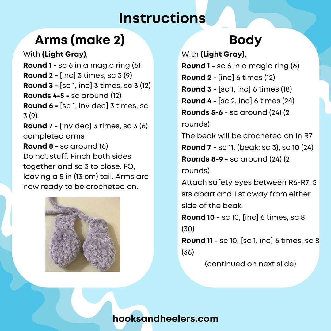 No-Sew Penguin Crochet Pattern for Beginners